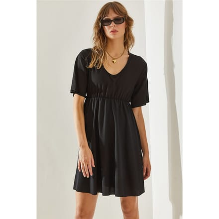 V-hals Mini Jurk