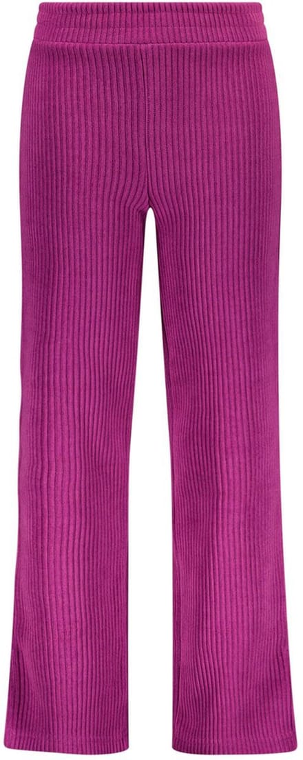 B.Nosy - Meisjes broek rib - Febe - Viola - Maat 158/164
