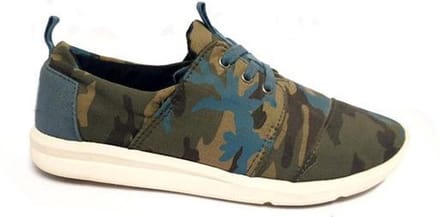Toms Del Rey Sneaker Dames 10006300 Camo Canvas Printed Maat 37