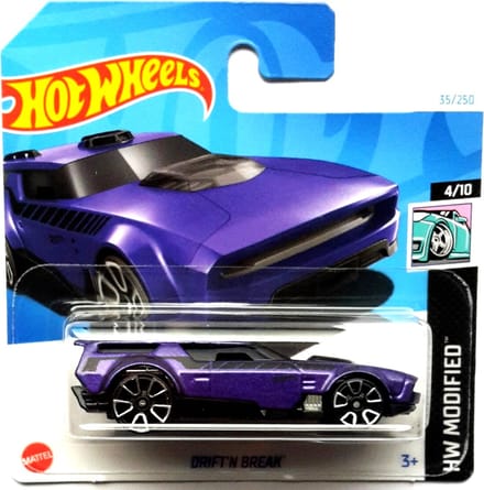 HOT WHEELS DRIFT'N BREAK PURPLE 35/250 1:64 HW MODIFIED 4/10