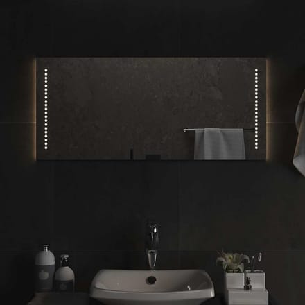 vidaXL Badkamerspiegel LED 90x40 cm