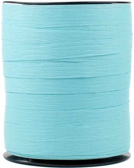 Krullint - 10 mm x 250 m - blauw - paperlook
