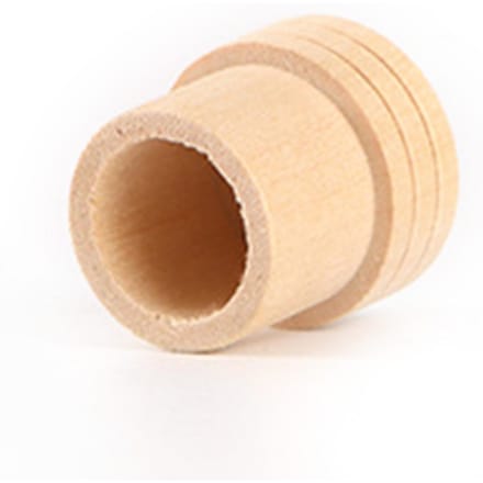 Houten Moxa Rol Doffer Professionele Houder Basis voor 1.8cm Moxa Stick Moxibustie Accessoire beige