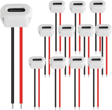 Dailygoody - Usb C Soldering Socket 12x 5V 3A met Pd Functie - 100mm