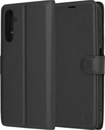 Hoesje geschikt voor Samsung Galaxy A05s - Techsuit Leather Folio Book Wallet Case - Zwart