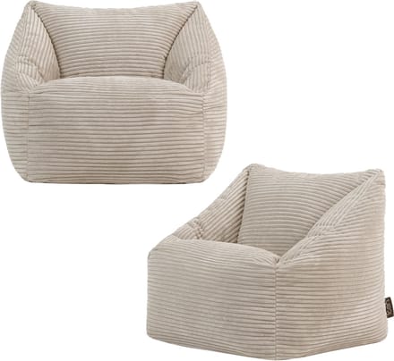 icon - Natalia Kinderzitzak Stoel - Set van 2 - Ribfluweel - Beige