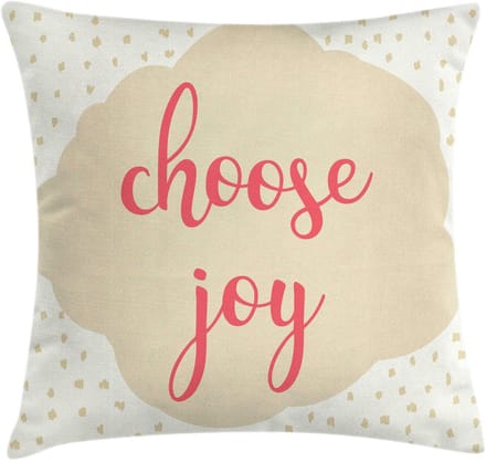 ABAKUHAUS Joy-Kussenhoes – Doodle-Cloud – 40x40 cm – Grijs