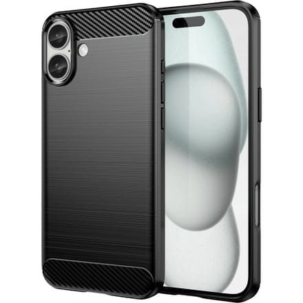 Mocaa Apple iPhone 16 Plus Schokbestendig Hoesje Zwart