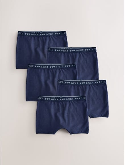 Next - Meisjes - Short Briefs 5 Pack - Blauw