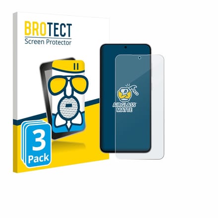 BROTECT - Screenprotector voor Samsung Galaxy S25 FE Enterprise Edition - Folie Beschermfolie Beschermglas matte 3 Stuks