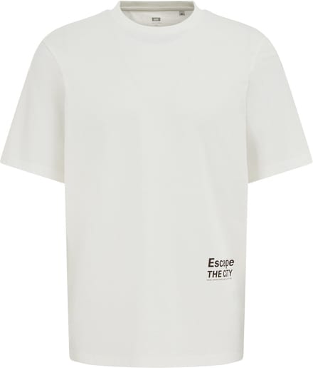 WE Fashion Heren regular fit T-shirt met print