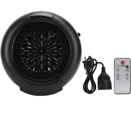 900W Ventilator Kachel Mini Thuis Elektrische Verwarming Warme Lucht Ventilator voor Kantoor Kamer black
