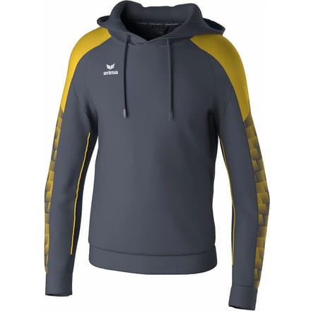 Erima Evo Star Sweatshirt Met Capuchon Heren - Grijs / Geel | Maat: M