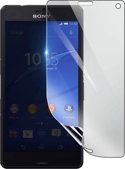 3mk, Geschikt voor Sony Xperia Z3 Compact, Schokbestendige Hydrogel Screenprotector, Transparant