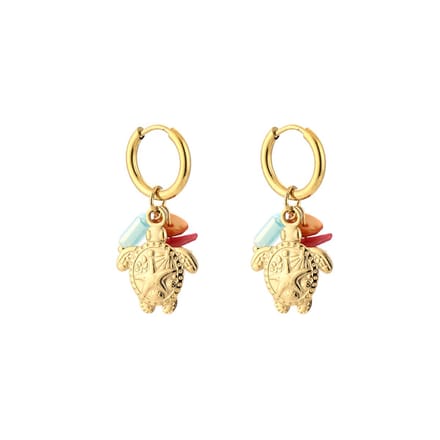 Oorbellen Colourful Turtle - Zomer - Trending - Schildpad