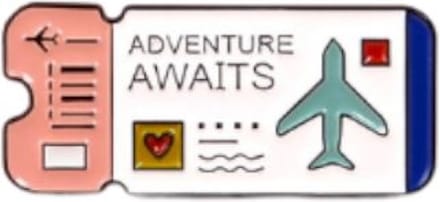 Pin Broche - enamel pin - kledingspeld - Adventure awaits
