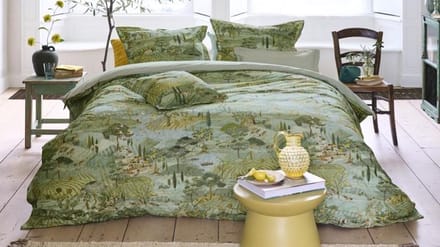 Pip Studio Toscana dekbedovertrek - Lits-Jumeaux - 240x200/220 - Groen