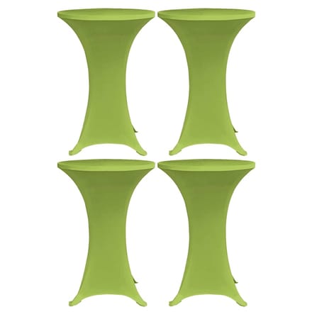 vidaXL - Tafelhoes - stretch - 4 - st - 70 - cm - groen