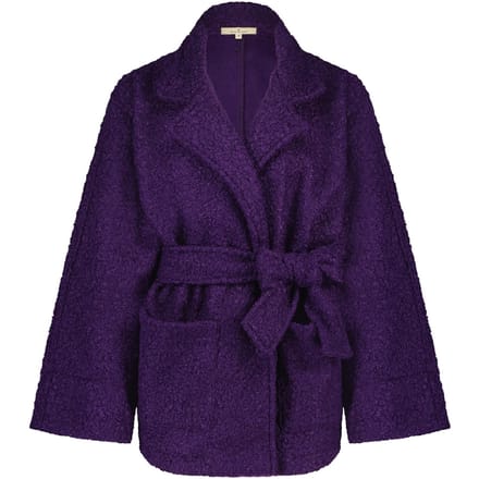 Circle of Trust Jade Jacket Violet Taglia: S | Cappotti monopetto Outlet | Donna | Viola