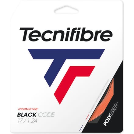 Tecnifibre Black Code 12 M Enkele Tennissnaar Oranje 1.24 mm
