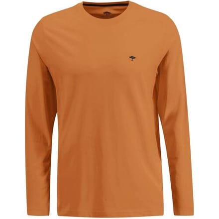 Fynch-Hatton Crew Neck Longsleeve T-Shirt Burnt Orange / male
