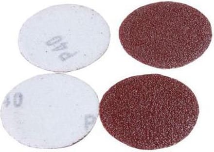 Velcro schuurschijven met klitteband 50 mm korrel 40 (100 stuks)