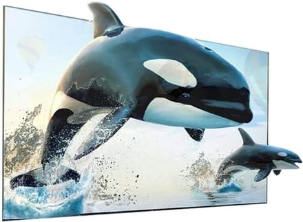 Projectiescherm - ALR-scherm - Thuisbioscoop - Anti-licht technologie - 120 inch - Zwart