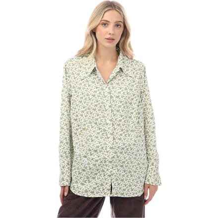 Levis Maeve Elodie bloemenblouse voor dames (Mosgroen)