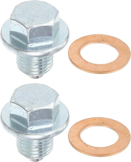 2 Stuks M12x1.25 Motorolie Afvoerpluggen voor Diverse Voertuigen