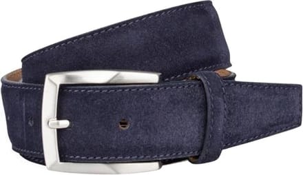 LINDENMANN leren heren riem - marine