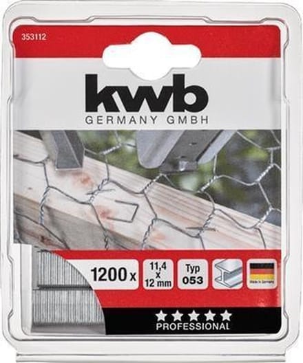 KWB Nieten Hard Type 053C - 12 mm - 1200 Stuks