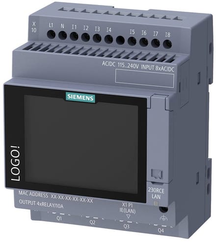 Siemens Logo! 9 6ED1052-1FB08-0BA3 PLC-aansturingsmodule 115 V/AC, 115 V/DC, 230 V/AC, 230 V/DC