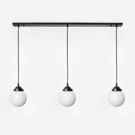 3 x Bol 15 lampen aan plafondbalk Moonlight - Art Deco Trade