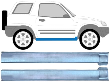 Reparatie dorpel voor Toyota Rav4 1994-2000 / Links + Rechts / Set