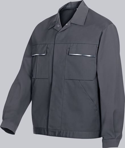BP® WERKJACK MET BLINDE KNOPEN | grijs | 56/58