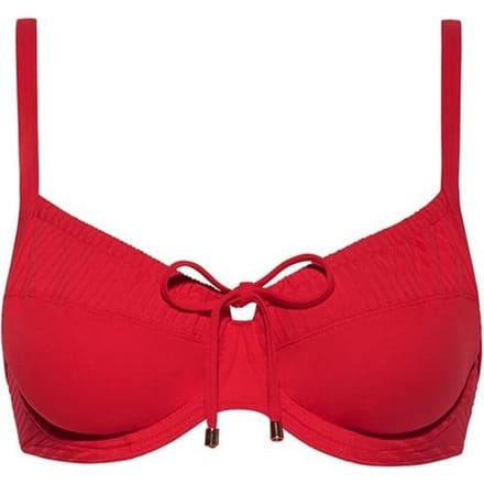 CYELL - Maat 36D - Dames Bikinitop Niet voorgevormd met Beugel Rood