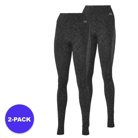 Thermobroek dames - Zwart - XL - 2-Stuks - Premium