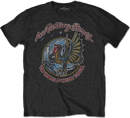 The Rolling Stones - Dragon '78 Heren T-shirt - S - Zwart