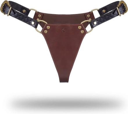 Liebe Seele The Equestrian Leather Panty | leren slip