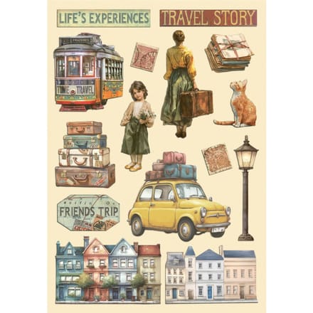 Lasercut motieven "Art of Travelling"