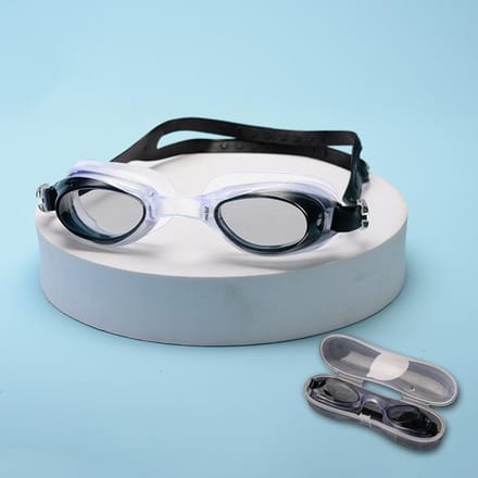 Lunettes de natation correctrices optiques unisexes pour adultes noir