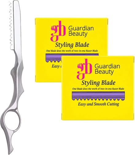 Guardian Beauty Feather Styling Scheermes - Inclusief 10 Premie Feather Mesjes + 10 Extra