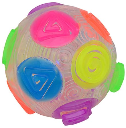 John Toy Crazy flashing stuiterbal Ø8cm