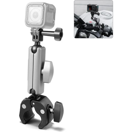 PULUZ PU867B Camera Mounts Klem Mount Fietsstuur Adapter Mount Aluminium 2kg/4.4lbs zilver