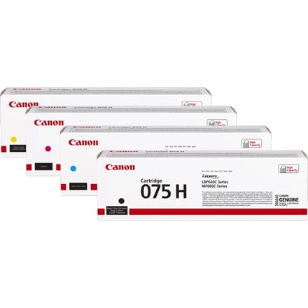 Canon 075H Toner Combo Pack