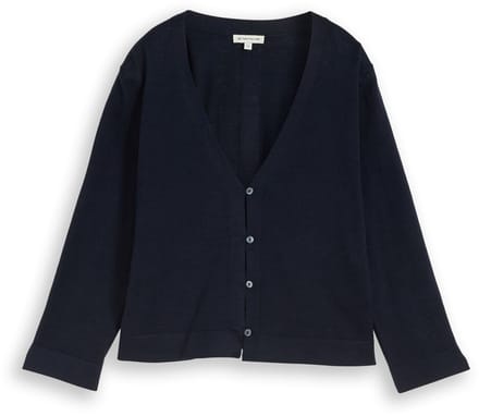 Tom Tailor - Katoenen vest - Maat XS - sky captain blue