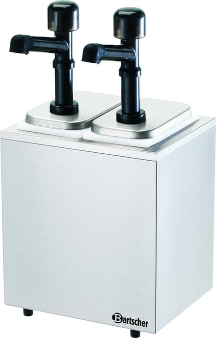 Complete sausdispencer met 2 pompen - 2 x 3,3 Liter