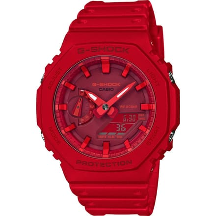 Casio G-shock Heren Rood Horloge GA-2100-4AER