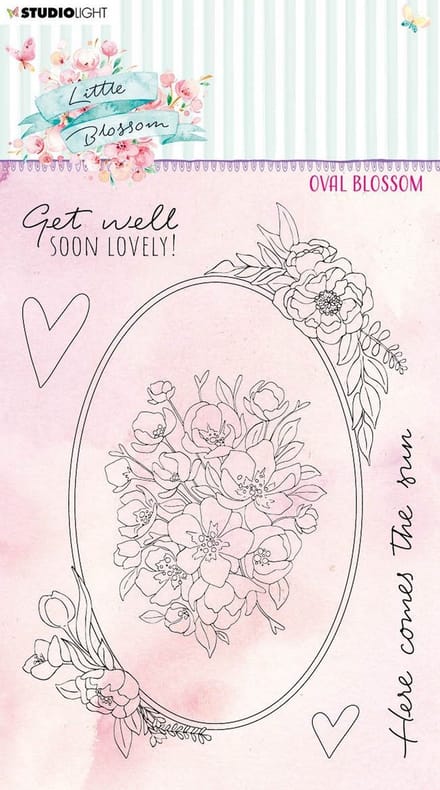 Studio Light Little Blossom clear stamp Oval blossom