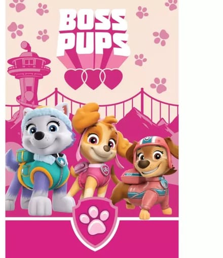 paw patrol fleece deken boss pups 100 x 150 cm